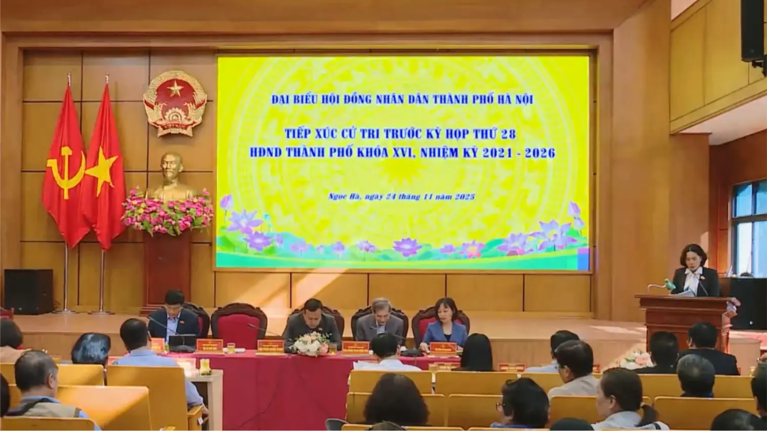 Cử tri kiến nghị thành phố khắc phục tình trạng úng ngập